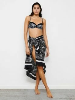 Chantelle FLOWERS BW 1P PAREO -Outlet CHANTELLE Store C16T20 0W5 7 1